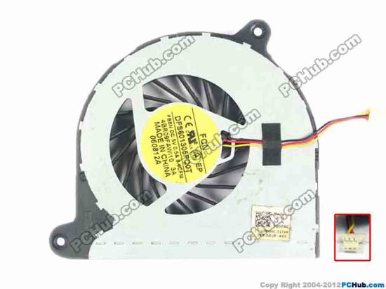 93576 Dell Inspiron 17R 5720 Cooling Fan  DFS601305FQ0T, FB6N Dell Inspiron 17R 5720 Cooling Fan  