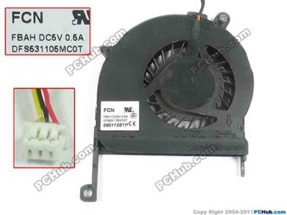 93580 Forcecon DFS531105MC0T Cooling Fan  0 Forcecon DFS531105MC0T Cooling Fan