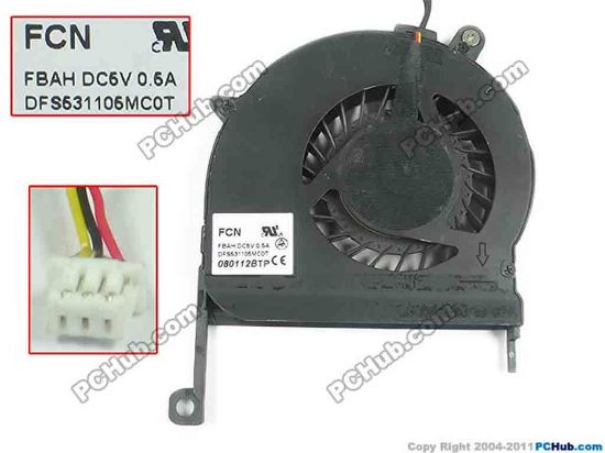 93580 Forcecon DFS531105MC0T Cooling Fan  0 Forcecon DFS531105MC0T Cooling Fan