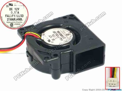 93684 Panasonic FAL3F12LLSD Server - Blower Fan bw50x50x20, w210x3x3, 12V 0.27A Panasonic FAL3F12LLSD Server - Blower Fan 