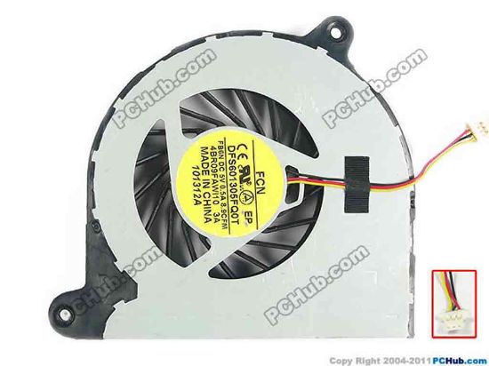 93818 Forcecon FB6N Cooling Fan  FB6N. w15x3x3, 5V 2A, Bare fan Forcecon FB6N Cooling Fan
