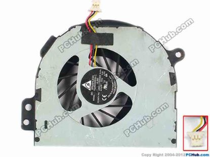 93844 Dell Inspiron 14R (N4120) Cooling Fan  -AJ60, 0HFMH9, w15x3x3, 5V 0.4A, Bare fan Dell Inspiron 14R (N4120) Cooling Fan  