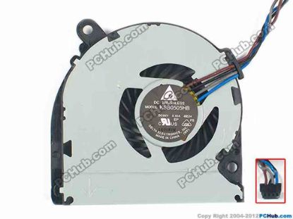 94058 Delta Electronics KSB0505HB Cooling Fan  -BE24, w25x4x4, 5V, Bare fan Delta Electronics KSB0505HB Cooling Fan  