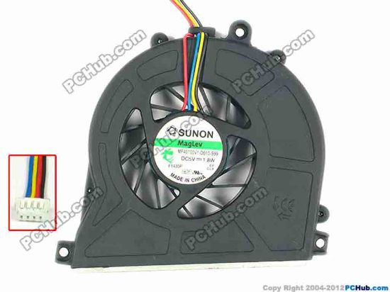 94142 Acer Aspire Revo R3610 Cooling Fan  DC5V 1.8W, Bare fan, W25x4x4, New Acer Aspire Revo R3610 Cooling Fan  