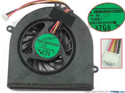 94714 Lenovo G475 Series Cooling Fan  OPIWG1, w25x4x4, 5V 0.40A, Bare fan Lenovo G475 Series Cooling Fan  
