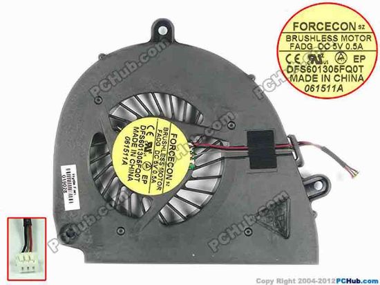 106134 Acer Aspire 5750G Cooling Fan  DFS601305FQ0T, w35x3x3, 5V 0.5A, Bare fan Acer Aspire 5750G Cooling Fan
