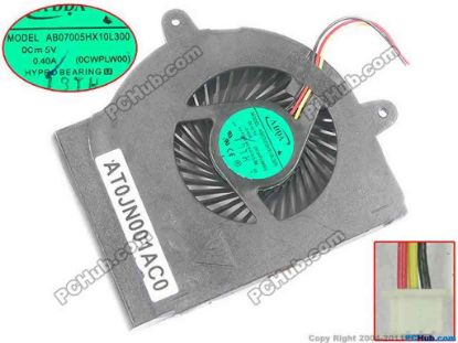 106159 ADDA AB07005HX-10L300 Cooling Fan  OCWPLWOO, w33x3x3, 5V 0.40A, Bare fan ADDA AB07005HX-10L300 Cooling Fan  