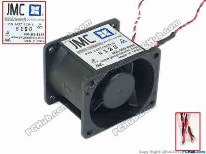112176 JMC / DaTech 405038-12HB Server - Square Fan HAB, sq40x50x38, 5-wire, 12V 0.75A JMC / DaTech 405038-12HB Server - Square Fan