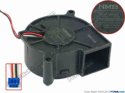 112178 NMB-MAT / Minebea BM6025-04W-B59 Server - Blower Fan TAA, bw60x60x25, w95x3x3, 12V 0.18A NMB-MAT / Minebea BM6025-04W-B59 Server - Blower Fan 