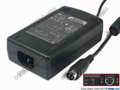 112297 Li Shin LSE9901B1260 AC Adapter 5V-12V 12V 5A, 4-Pin P1&4=V+, C14, New Li Shin LSE9901B1260 AC Adapter 5V-12V <div>AC Adapter Model: LSE9901B1260<br />
<br />
</div>
<div>&nbsp;</div>
<div>INPUT: 100-240V~,50/60Hz, 1.5A <br />
OUTPUT: 12V 5.0A, 60W Max<br />
Connector: 4-pin DIN<br />
<br />
</div>
<div>&nbsp;</div>
<div>Dimensions: 109 x 62 x 31 mm</div>
<div>&nbsp;</div>
<div>*Please do not mix up with another adapter with the same model number but different connector size, please check carefully the connector's measurement of your adapter.<br />
</div>
<div>&nbsp;</div>
<div>&nbsp;</div>
<div>&nbsp;</div>
<div>
<div>**Please take note, 3-wire (IEC C13) <a shape="rect" href="http://www.pchub.com/uph/category/356/Power-Core.html">power cord</a> not included.</div></div>
<div>&nbsp;</div>
<div>&nbsp;&nbsp; </div>
<div>&nbsp;&nbsp; </div>