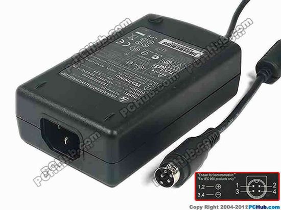 112297 Li Shin LSE9901B1260 AC Adapter 5V-12V 12V 5A, 4-Pin P1&4=V+, C14, New Li Shin LSE9901B1260 AC Adapter 5V-12V <div>AC Adapter Model: LSE9901B1260<br />
<br />
</div>
<div>&nbsp;</div>
<div>INPUT: 100-240V~,50/60Hz, 1.5A <br />
OUTPUT: 12V 5.0A, 60W Max<br />
Connector: 4-pin DIN<br />
<br />
</div>
<div>&nbsp;</div>
<div>Dimensions: 109 x 62 x 31 mm</div>
<div>&nbsp;</div>
<div>*Please do not mix up with another adapter with the same model number but different connector size, please check carefully the connector's measurement of your adapter.<br />
</div>
<div>&nbsp;</div>
<div>&nbsp;</div>
<div>&nbsp;</div>
<div>
<div>**Please take note, 3-wire (IEC C13) <a shape="rect" href="http://www.pchub.com/uph/category/356/Power-Core.html">power cord</a> not included.</div></div>
<div>&nbsp;</div>
<div>&nbsp;&nbsp; </div>
<div>&nbsp;&nbsp; </div>