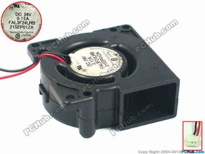 112340 Panaflo / Matsushita FAL3F24LHB Server - Blower Fan bw50x50x20, w170x2x3, 24V 0.15A Panaflo / Matsushita FAL3F24LHB Server - Blower Fan