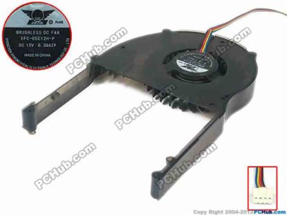 112372 Other Brands Dongweifeng Server - Frameless / GPU Fan dia127x77x14, w60x4x4, 12V 0.38AZP Other Brands Dongweifeng Server - Frameless / GPU Fan 