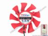 112410 Firstd FD8015U12S Server - Frameless / GPU Fan 12V 0.50A, W80x2x2, D75xC39, Red Firstd FD8015U12S Server - Frameless / GPU Fan 