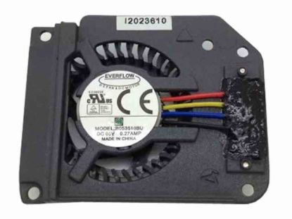 112413 Everflow B053510BU Server - Frameless / GPU Fan 4-wire, 5V 0.27A Everflow B053510BU Server - Frameless / GPU Fan 