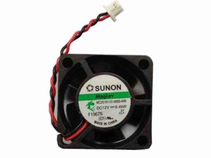 112425 SUNON MC25101V2-0000-A99 Server - Square Fan sq25x25x10, w45x2x2, 12V 0.45W SUNON MC25101V2-0000-A99 Server - Square Fan 
