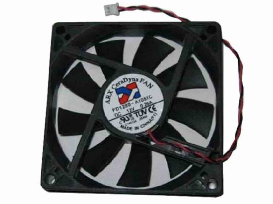 112802 ARX FD1280-A1051C Server - Square Fan sq80x80x15, w85x2x2, 12V 0.28A ARX FD1280-A1051C Server - Square Fan 