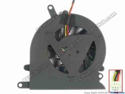 112884 Bi-Sonic HP501405H-02 Cooling Fan  C1, bw60x60x15, w60x2x2, 5V 0.35A, Bare fan No bot Bi-Sonic HP501405H-02 Cooling Fan  