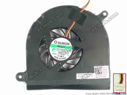113454 Dell Inspiron 17R (N7010) Cooling Fan  P/N:0RKVVP, w45x3x3, 5V 0.4A, Bare Dell Inspiron 17R (N7010) Cooling Fan  