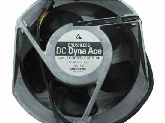 113520 Sanyo Denki 109E5712GE5J4 Server - Round Fan sq172x172x51, 12V 1.9A Sanyo Denki 109E5712GE5J4 Server - Round Fan