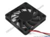 113525 Y.S TECH FD1261107B-2F Server - Square Fan sq60x60x15, 3-wire,12V 2.88W Y.S TECH FD1261107B-2F Server - Square Fan 