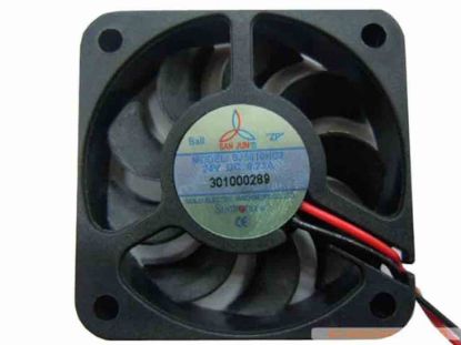 113555 San Jun / Suntronic SJ5010HD2 Server - Square Fan sq50x50x10, 2-wire, 24V 0.23A San Jun / Suntronic SJ5010HD2 Server - Square Fan 