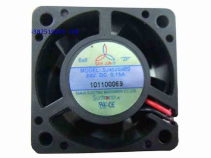 113556 San Jun / Suntronic SJ4020HD2 Server - Square Fan sq50x50x10, 2-wire, 24V 0.18A San Jun / Suntronic SJ4020HD2 Server - Square Fan 