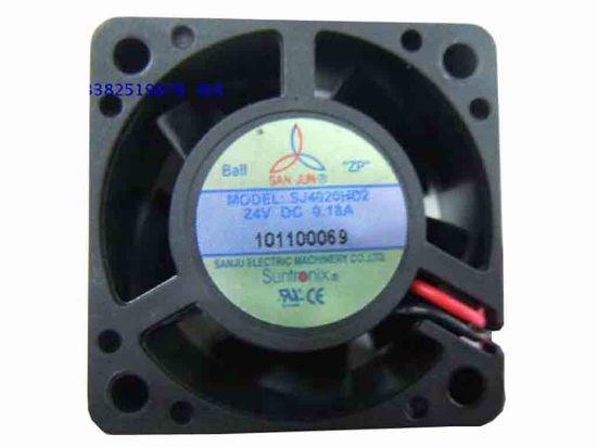 113556 San Jun / Suntronic SJ4020HD2 Server - Square Fan sq50x50x10, 2-wire, 24V 0.18A San Jun / Suntronic SJ4020HD2 Server - Square Fan 