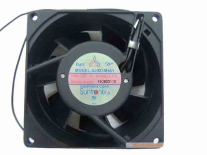 113557 San Jun / Suntronic SJ9238HA1 Server - Square Fan sq92x92x38, 110-120V 50/60Hz  San Jun / Suntronic SJ9238HA1 Server - Square Fan 