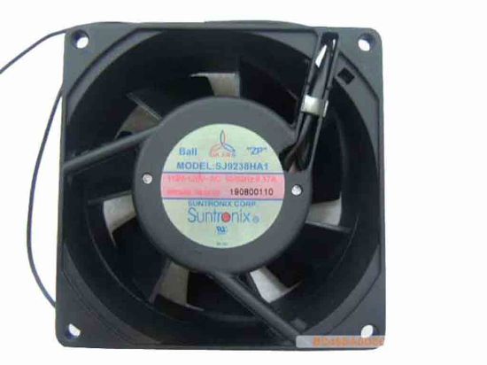 113557 San Jun / Suntronic SJ9238HA1 Server - Square Fan sq92x92x38, 110-120V 50/60Hz  San Jun / Suntronic SJ9238HA1 Server - Square Fan 