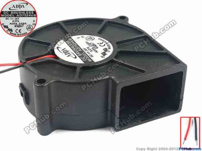 113652 ADDA AD7524UB Server - Blower Fan S, bw75x75x30, 24V 0.27A ADDA AD7524UB Server - Blower Fan 