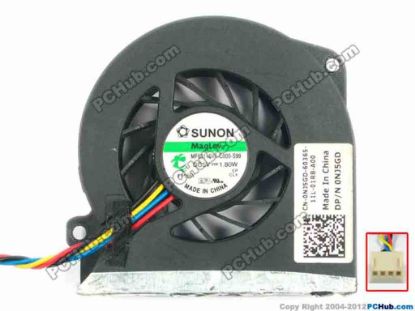 113725 SUNON MF60140V1-C000-S99 Cooling Fan  5V 1.8W, Bare fan SUNON MF60140V1-C000-S99 Cooling Fan