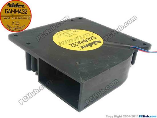 113778 Nidec D12F-24PLH1C10 Server - Blower Fan GAMMA32, sq120x120x32, 2-wire, 24V 0.91A Nidec D12F-24PLH1C10 Server - Blower Fan 