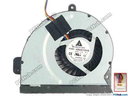 116537 ASUS A43 series Cooling Fan  AL10, 5V 0.4A, Bare fan ASUS A43 series Cooling Fan  