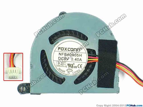 116583 ASUS EeePC 1015PE Cooling Fan  NFB40A05H, w30x4x4, 5V 0.40A, Bare fan ASUS EeePC 1015PE Cooling Fan  