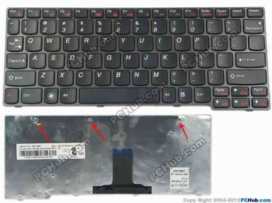 116656 Lenovo IdeaPad U160 Keyboard IdeaPad U160 Lenovo IdeaPad U160 Keyboard 