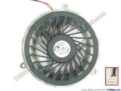 116675 Lenovo IdeaPad Y470 Cooling Fan  5V 0.32A, Bare fan Lenovo IdeaPad Y470 Cooling Fan  