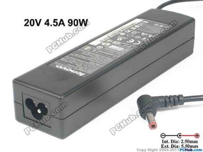 116952 Lenovo IdeaPad Y460 AC Adapter - NEW Original 20V 4.5A, 5.5/2.5mm, 3 Prong, New Lenovo IdeaPad Y460 AC Adapter - NEW Original This AC Adapter is for the use with G455/G470/B470, Y460/Y460A/Y460N/Y460P/Y470 ,Y560/Y560A/Y560P