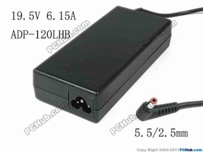 116960 Lenovo IdeaPad Y580 AC Adapter - NEW Original 19.5V 6.15A 120W, Barrel 5.5/2.5mm, 3 Prong Lenovo IdeaPad Y580 AC Adapter - NEW Original This AC Adapter is for the use with IdeaPad Y470 Y460P Y570 Y580