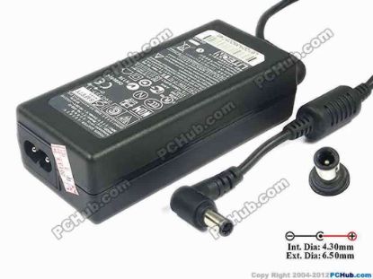 116986 LITE-ON PA-1650-65 AC Adapter- Laptop 19V 3.42A, 6.5/4.3mm With Pin, 2-Prong LITE-ON PA-1650-65 AC Adapter- Laptop 