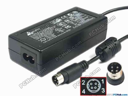 117000 Other Brands Sunfone AC Adapter 5V-12V 12V 2A, 5V 2A, 4P, P1=5V, P4=12V, 2-Prong, New Other Brands Sunfone AC Adapter 5V-12V 