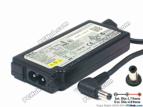 117185 NEC Common Item (NEC) AC Adapter - NEW Original 10V 4A, 4.8/1.7mm, 2-Prong, NEW NEC Common Item (NEC) AC Adapter - NEW Original 