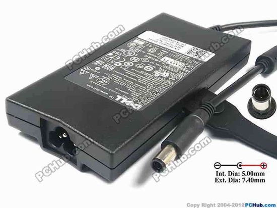 117219 Dell Common Item (Dell) AC Adapter - NEW Original 19.5V 4.62A, 7.4/5.0mm With Pin, 3-Prong, Thin, Ne Dell Common Item (Dell) AC Adapter - NEW Original 