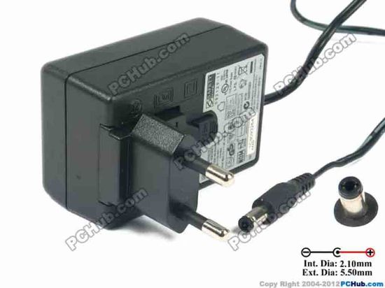 117294 APD / Asian Power Devices WA-10H05 AC Adapter 5V-12V 5V 2A, 5.5/2.1mm, EU 2-Pin Plug, New APD / Asian Power Devices WA-10H05 AC Adapter 5V-12V 