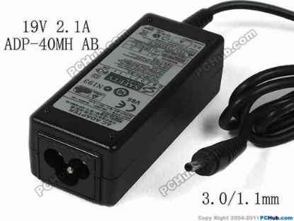 117304 Samsung Laptop NP900X4D ( 900X4D ) AC Adapter - NEW Original 19V 2.1A, 3.0/1.1mm, 3-Prong, New Samsung Laptop NP900X4D ( 900X4D ) AC Adapter - NEW Original AC Adapter For Samsung Notebook 900X4 900X3C 900X1 900X3 Series