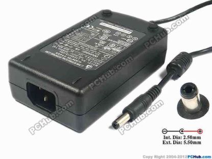 117407 Li Shin LSE9901B1250 AC Adapter - NEW Original 12V 5A, 5.5/2.5mm, 12mm, C14, NEW Li Shin LSE9901B1250 AC Adapter - NEW Original 