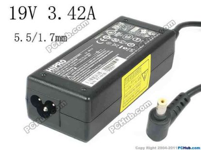 117522 Acer Aspire ONE D725 Series AC Adapter - NEW Original 19V 3.42A, 5.5/1.7mm, 3-Prong Acer Aspire ONE D725 Series AC Adapter - NEW Original 