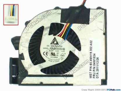 117534 IBM ThinkPad E420 Cooling Fan  -AJ28, w45x5x6, 5V 0.30A, Bare fan IBM ThinkPad E420 Cooling Fan  