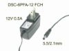 117535 DVE DSC-6PFA-12 AC Adapter - NEW Original 12V 0.5A, 5.5/2.1mm, US 2-Pin DVE DSC-6PFA-12 AC Adapter - NEW Original 