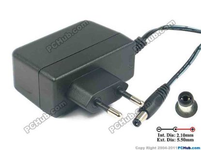 117546 DVE DSA-12R-12 AC Adapter - NEW Original 12V 1A, 5.5/2.1mm, EU 2-Pin DVE DSA-12R-12 AC Adapter - NEW Original 